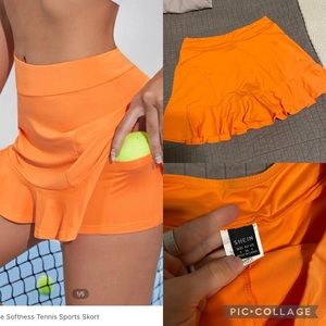 Orange Skort
